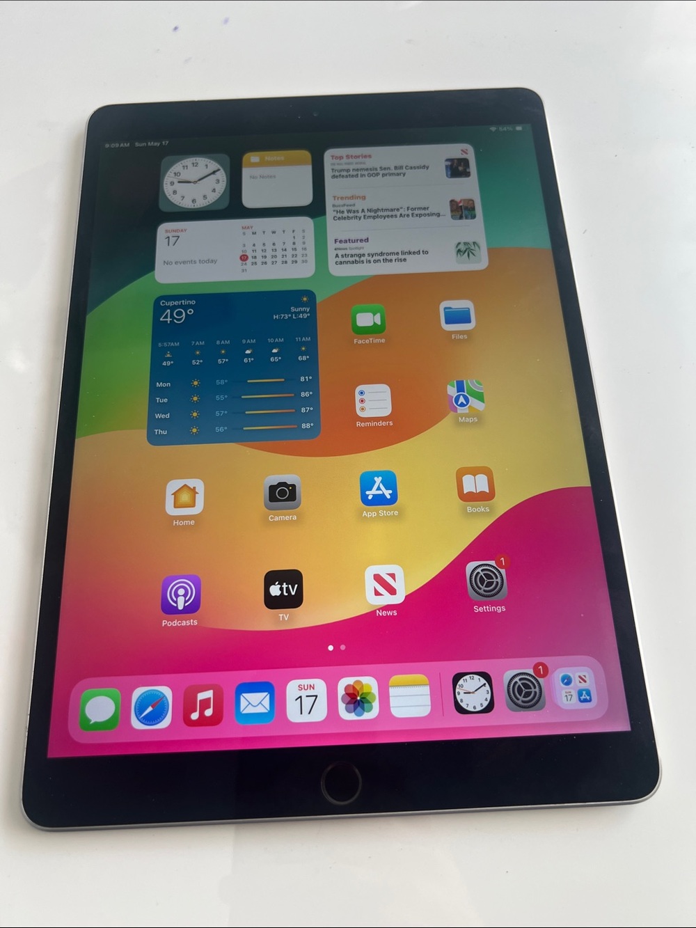 Apple iPad Pro 1st Gen 256GB 9.7" Wi-Fi + Cellular Space Gray  sim unlocked